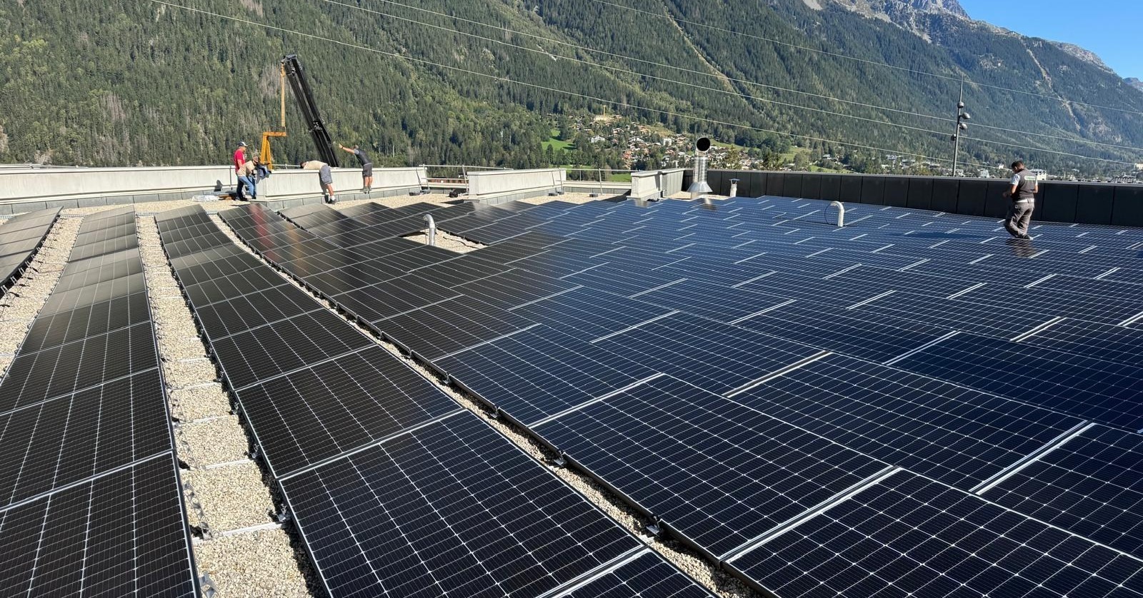 Installation de PV sur la toiture du CTM