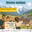 Réunion publique sur l'Autoconsommation Collective avec la commune de Passy et Toits des Cimes - Mardi 3 novembre 2026 – 17h30 - Parvis des Fiz
